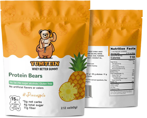 Pineapple Protein Gummy Bears