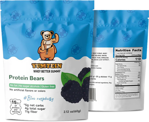 Blue Raspberry Protein Gummy Bears