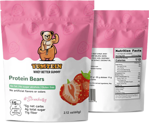 Strawberry Protein Gummy Bears