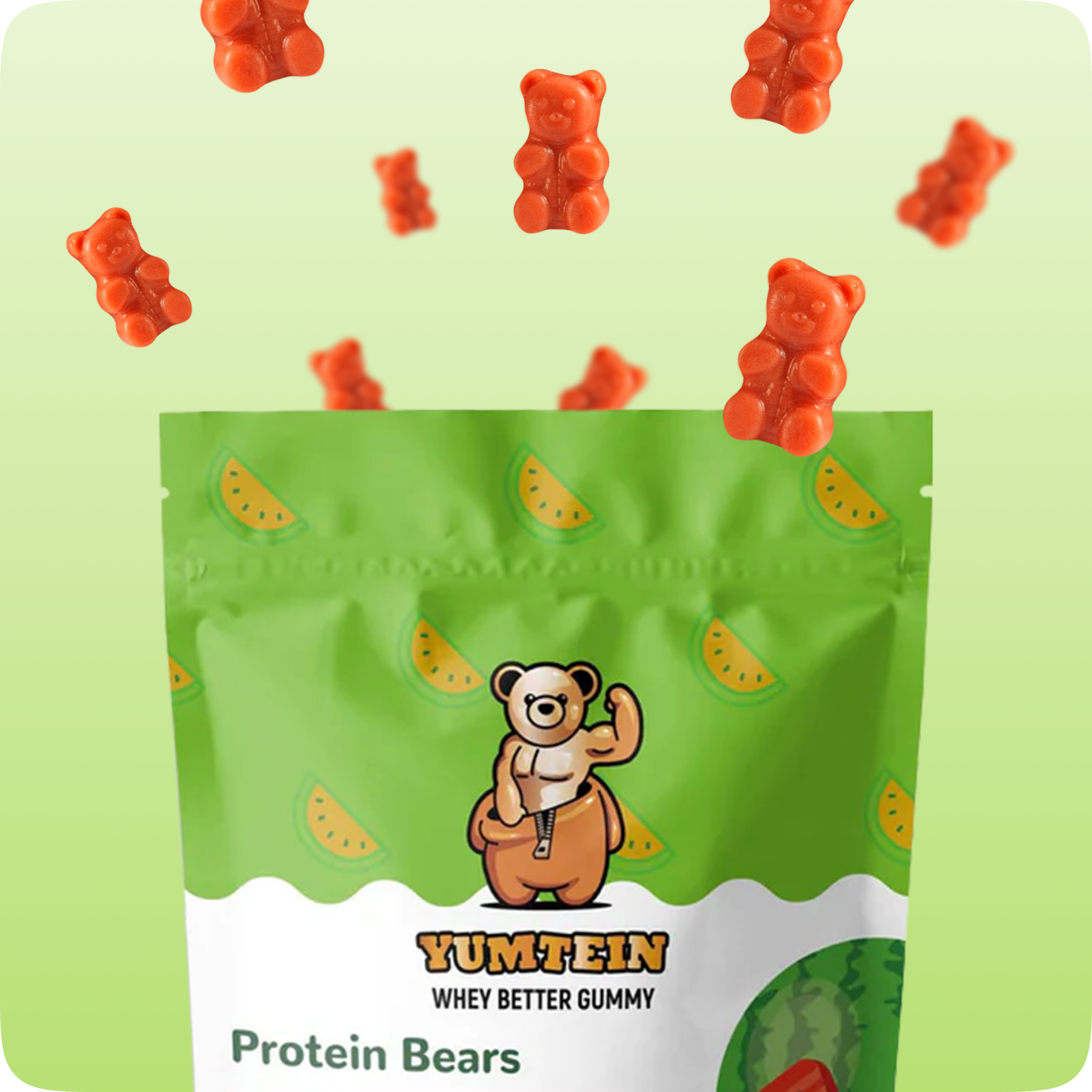 Watermelon Protein Gummy Bears