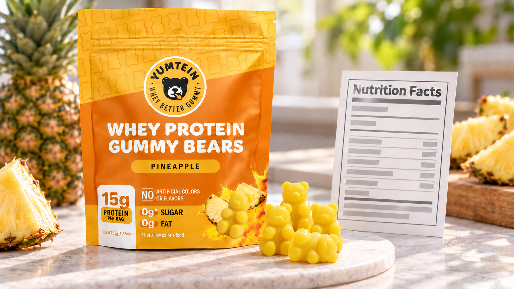 0g Sugar Gummies: What Yumtein’s Nutrition Label Says