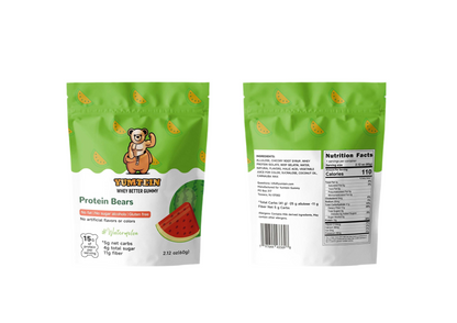 Watermelon Protein Gummy Bears (Pack of 6)