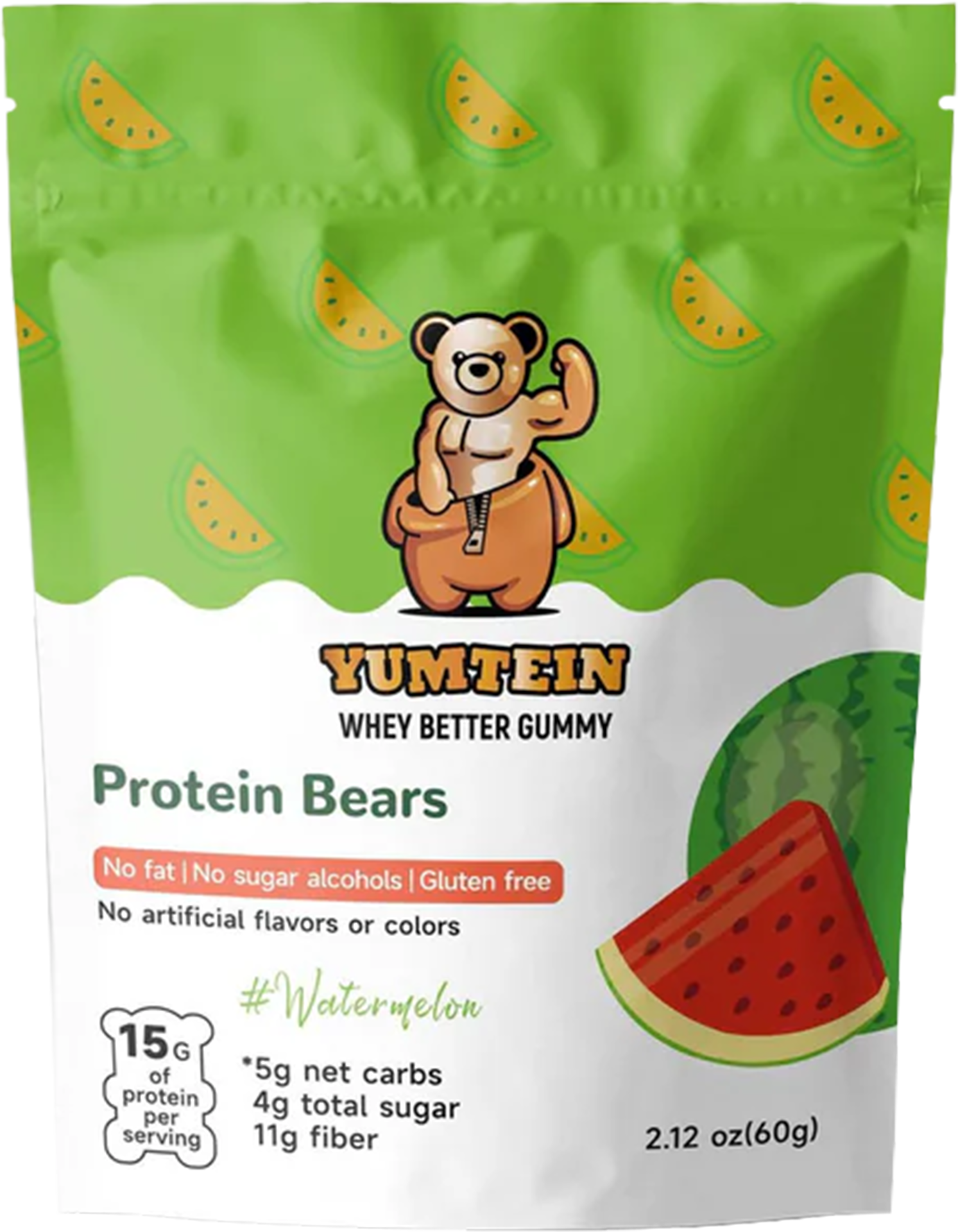 Watermelon Gummy Protein Bears