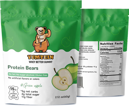 Green Apple Gummy Protein Bears