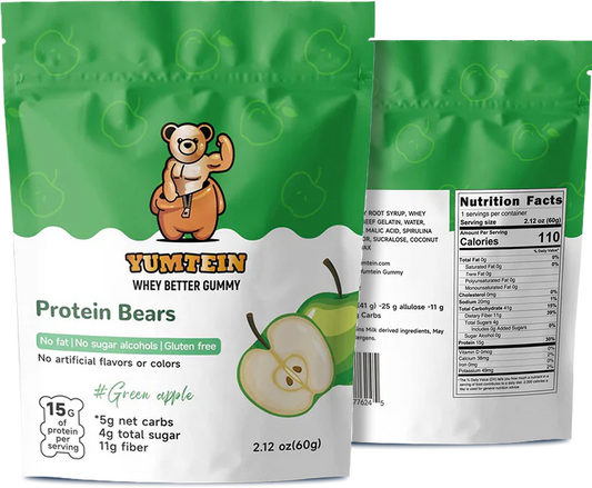 Green Apple Gummy Protein Bears