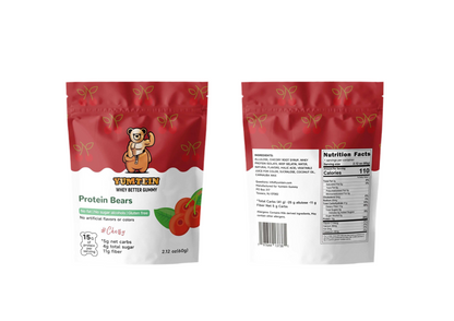 Cherry Protein Gummy Bears (Pack of 6)