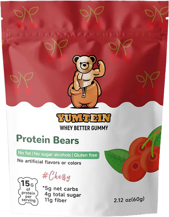 Cherry Gummy Protein Bears