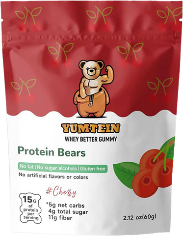 Cherry Gummy Protein Bears