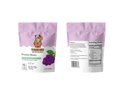 Yumtein Gummy Bears Grape (Pack of 6)