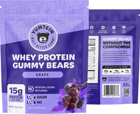 Grape Gummy Protein Bears