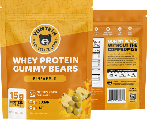 Pineapple Protein Gummy Bears