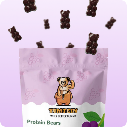 Grape Gummy Protein Bears