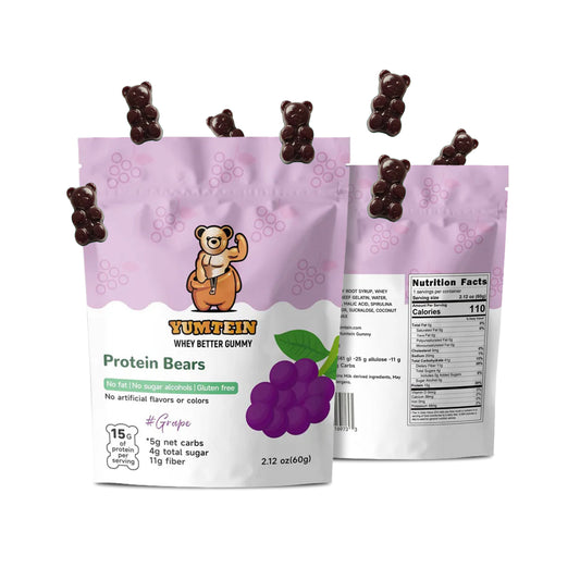 Yumtein Gummy Bears Grape (Pack of 6)