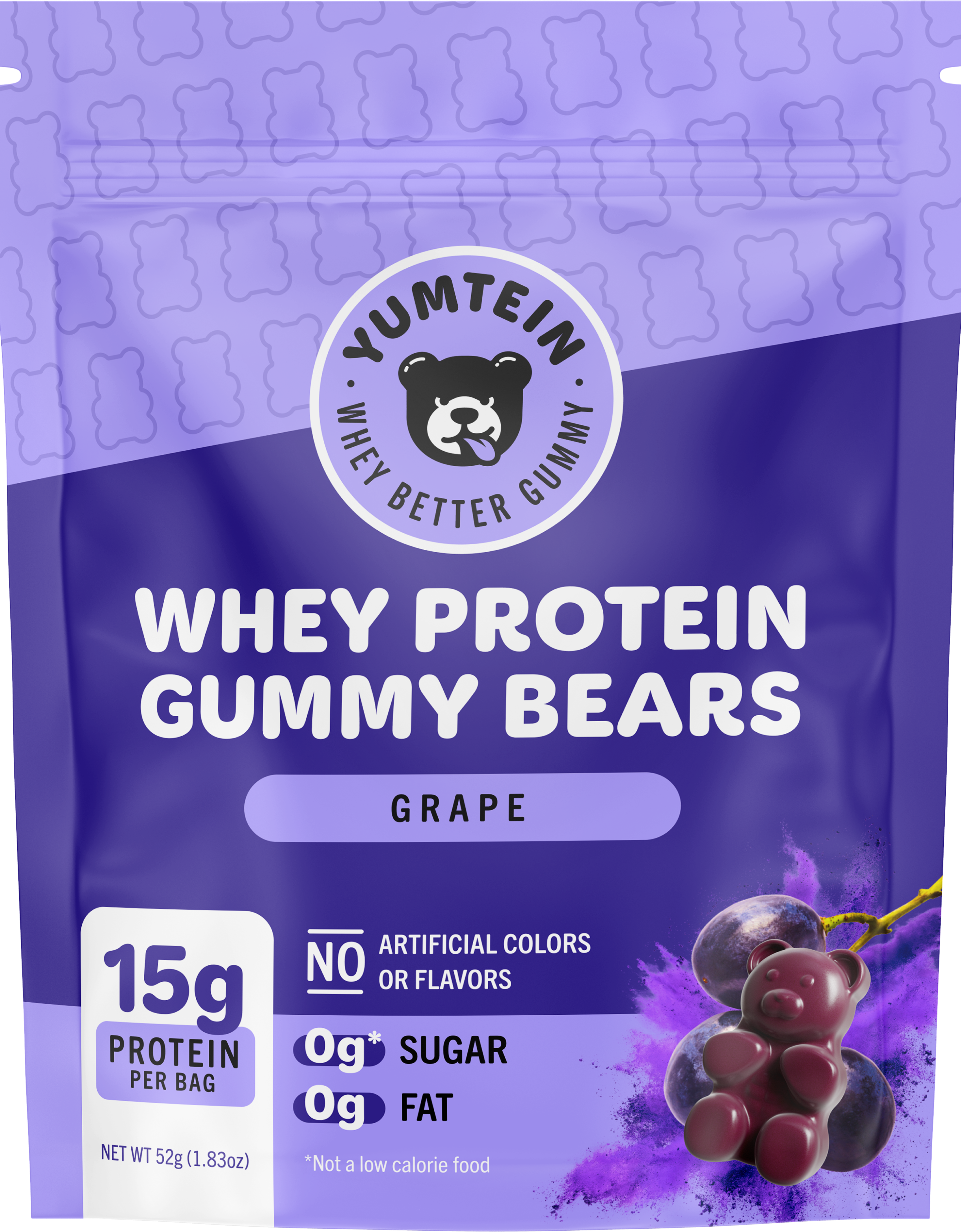 Grape Gummy Protein Bears