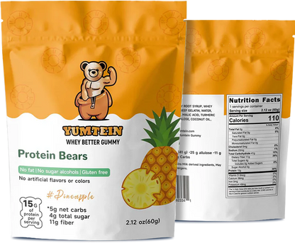 Pineapple Protein Gummy Bears