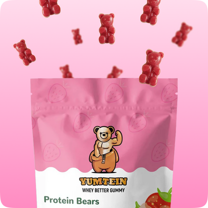 Strawberry Gummy Protein Bears