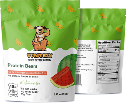 Watermelon Gummy Protein Bears