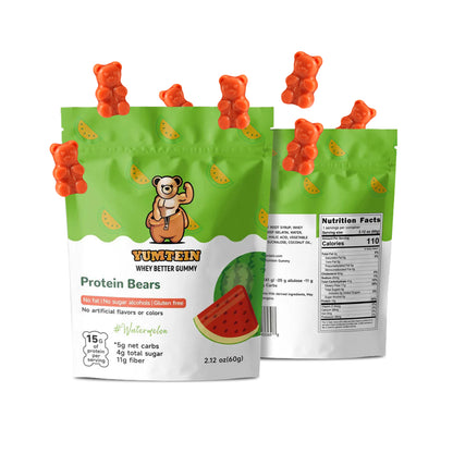 Watermelon Protein Gummy Bears (Pack of 6)