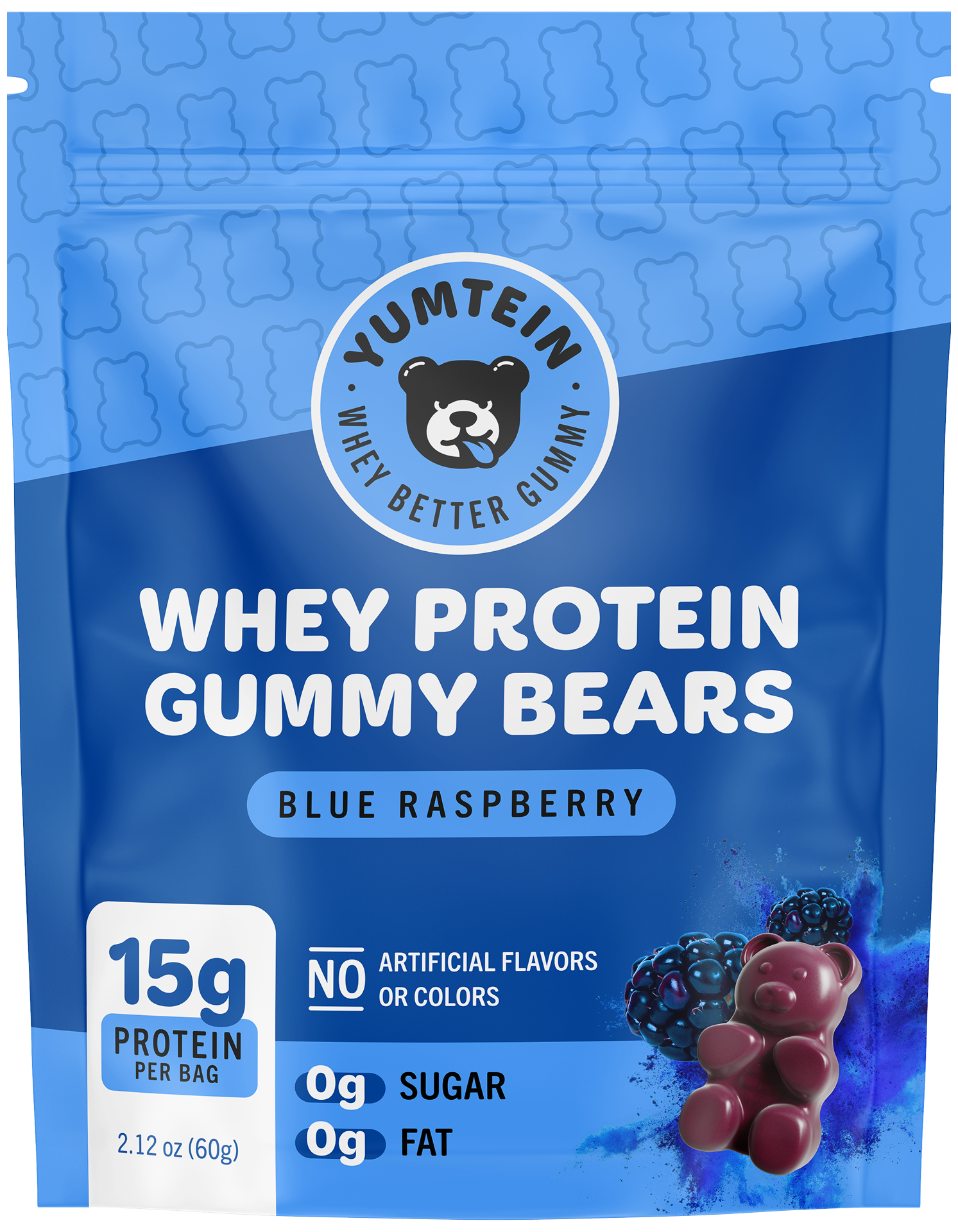 Blue Raspberry Protein Gummy Bears