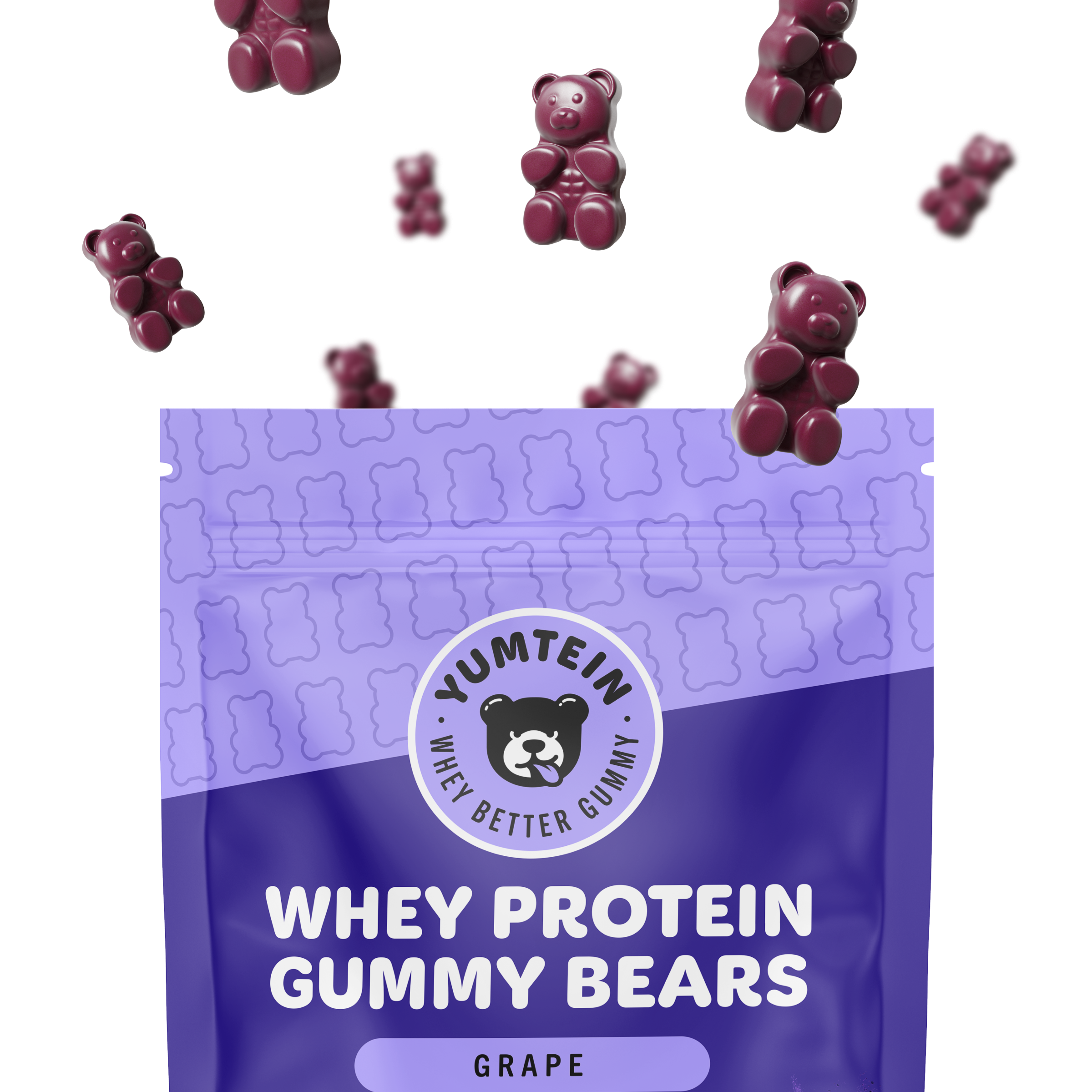 Grape Gummy Protein Bears