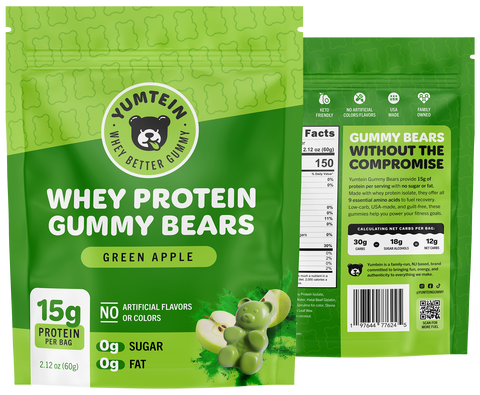 Green Apple Protein Gummy Bears