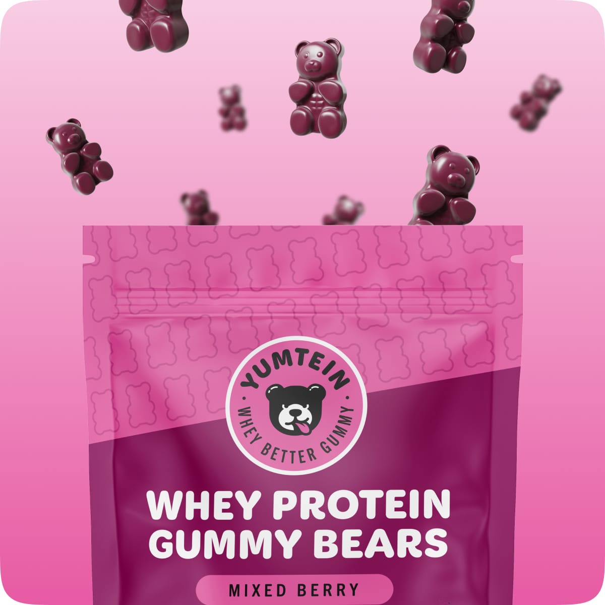 Mixed Berry Protein Gummy Bears
