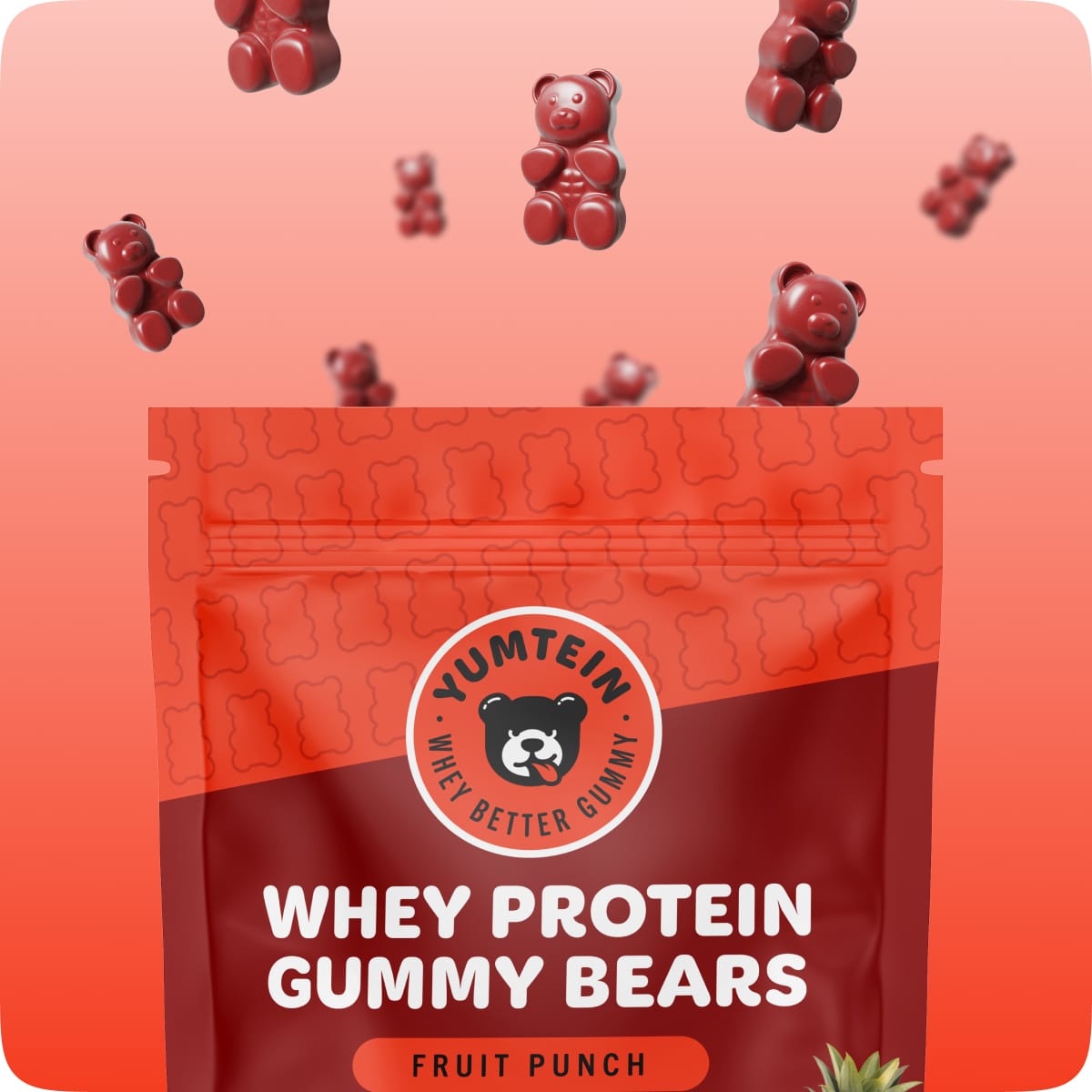 Fruit Punch Protein Gummy Bears